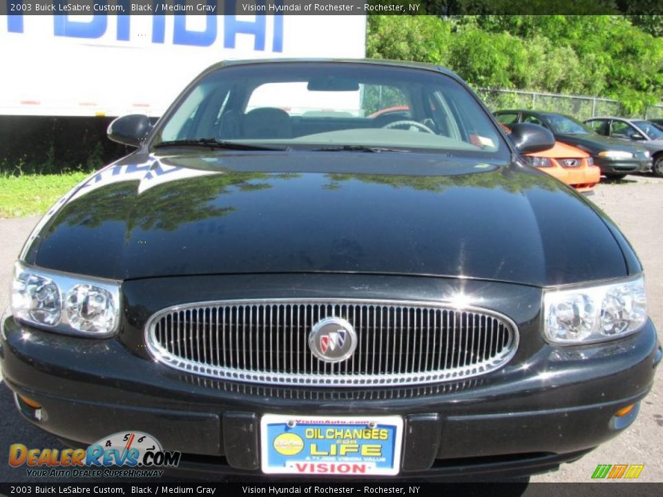 2003 Buick LeSabre Custom Black / Medium Gray Photo #16