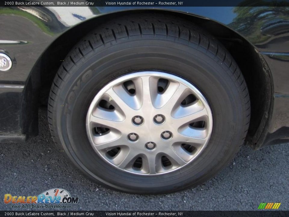 2003 Buick LeSabre Custom Black / Medium Gray Photo #17
