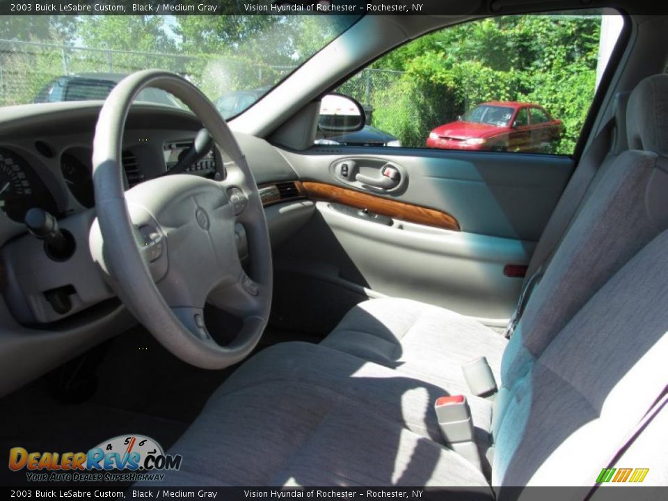 2003 Buick LeSabre Custom Black / Medium Gray Photo #20
