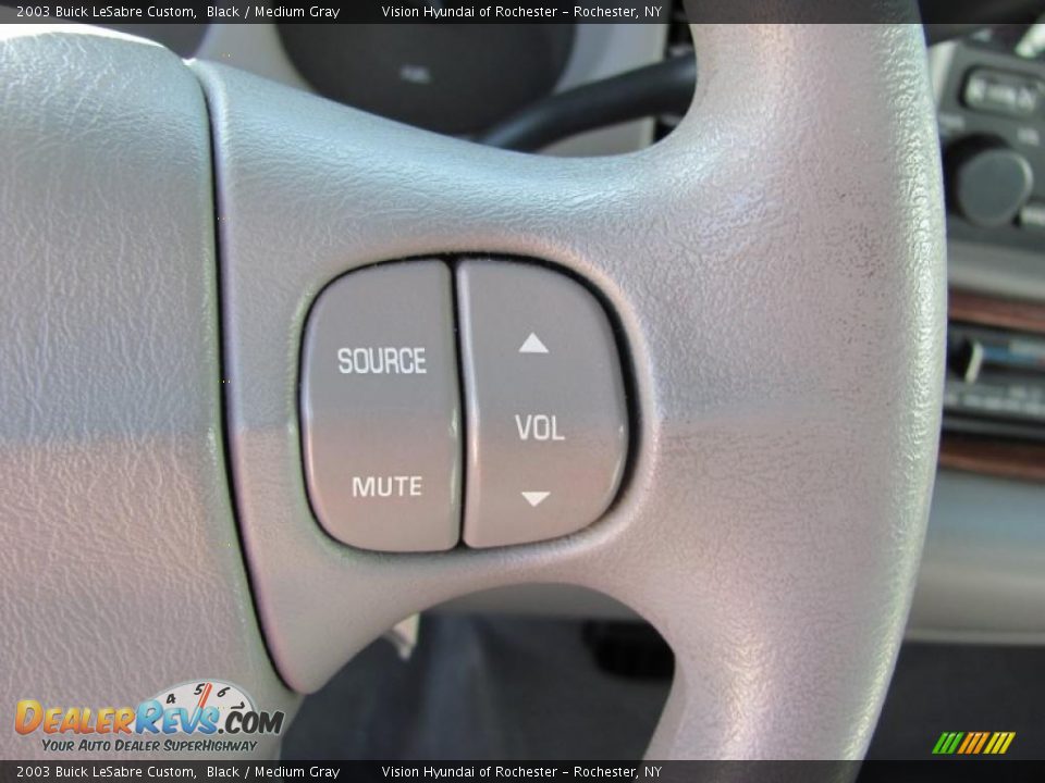 2003 Buick LeSabre Custom Black / Medium Gray Photo #23