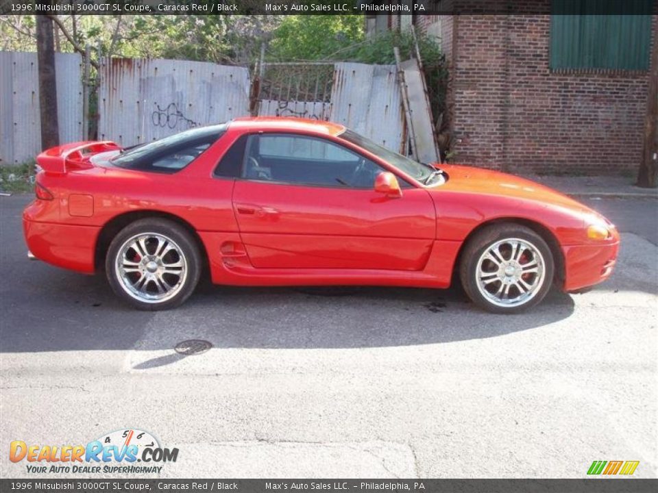 1996 Mitsubishi 3000GT SL Coupe Caracas Red / Black Photo #5