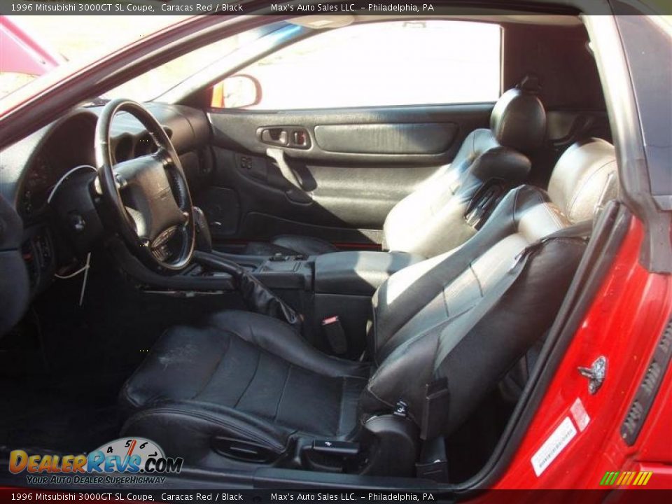 1996 Mitsubishi 3000GT SL Coupe Caracas Red / Black Photo #6