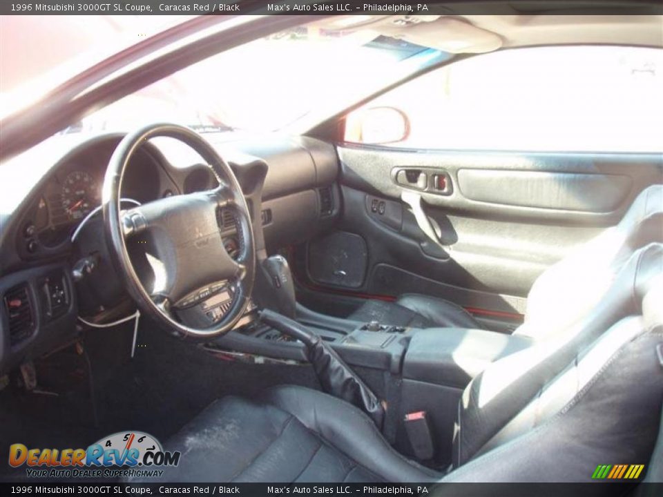 1996 Mitsubishi 3000GT SL Coupe Caracas Red / Black Photo #7