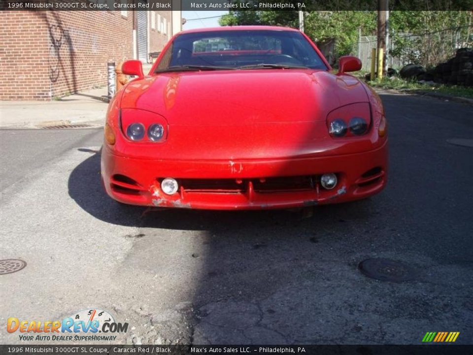 1996 Mitsubishi 3000GT SL Coupe Caracas Red / Black Photo #10