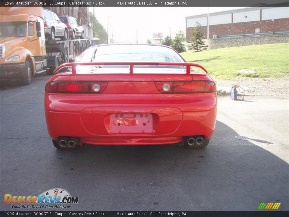 1996 Mitsubishi 3000GT SL Coupe Caracas Red / Black Photo #11