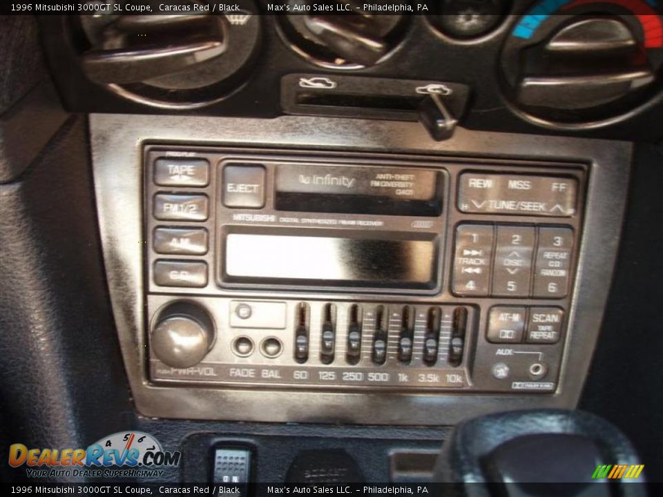 1996 Mitsubishi 3000GT SL Coupe Caracas Red / Black Photo #17