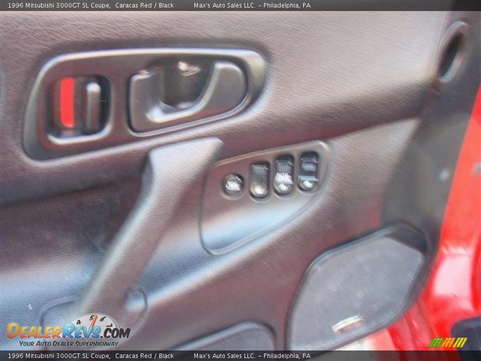 1996 Mitsubishi 3000GT SL Coupe Caracas Red / Black Photo #18