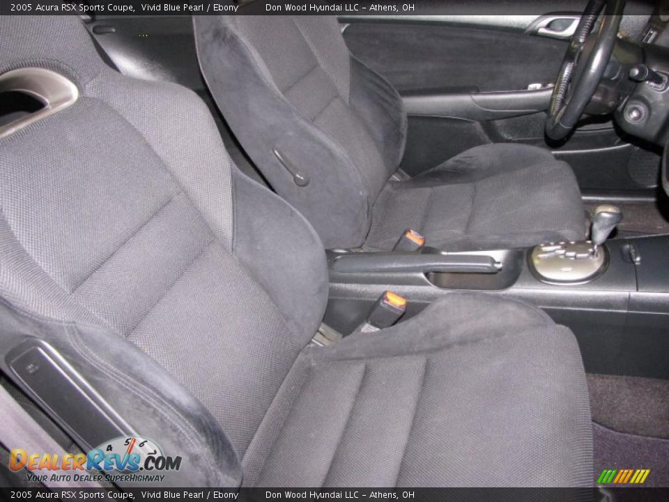 2005 Acura RSX Sports Coupe Vivid Blue Pearl / Ebony Photo #12