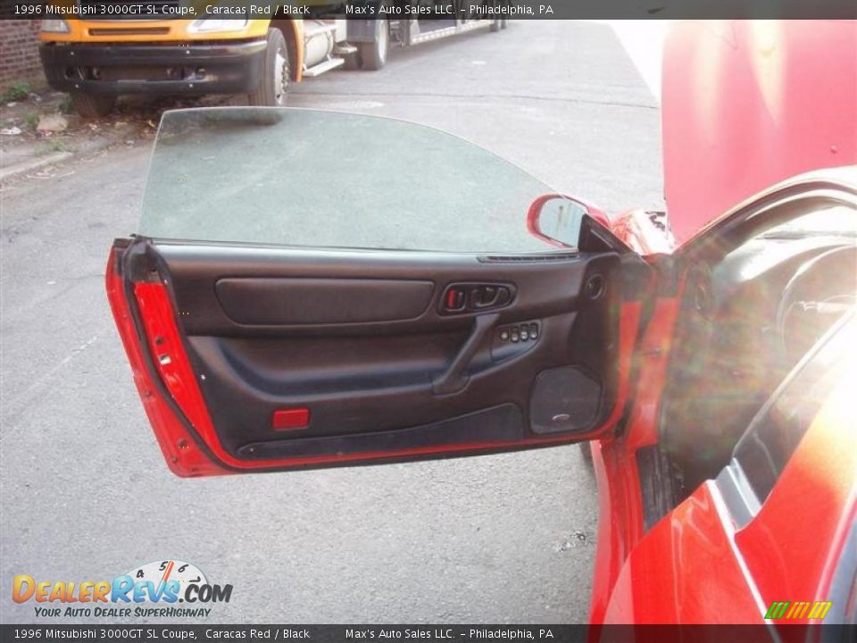 1996 Mitsubishi 3000GT SL Coupe Caracas Red / Black Photo #19