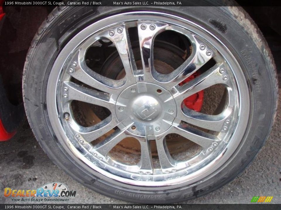 1996 Mitsubishi 3000GT SL Coupe Caracas Red / Black Photo #20