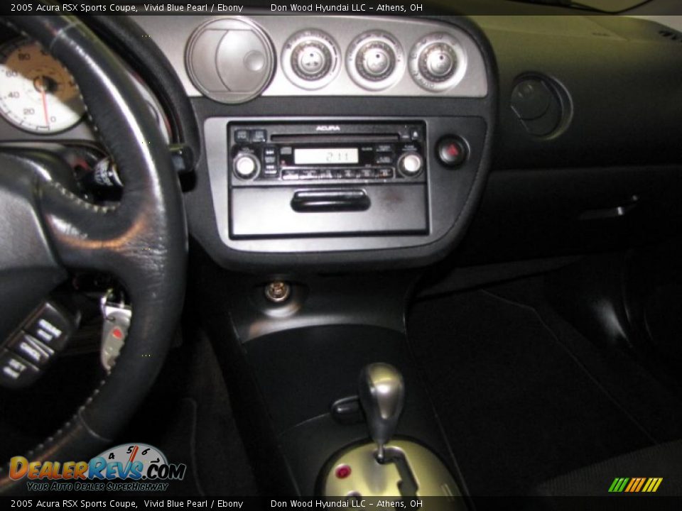 2005 Acura RSX Sports Coupe Vivid Blue Pearl / Ebony Photo #18