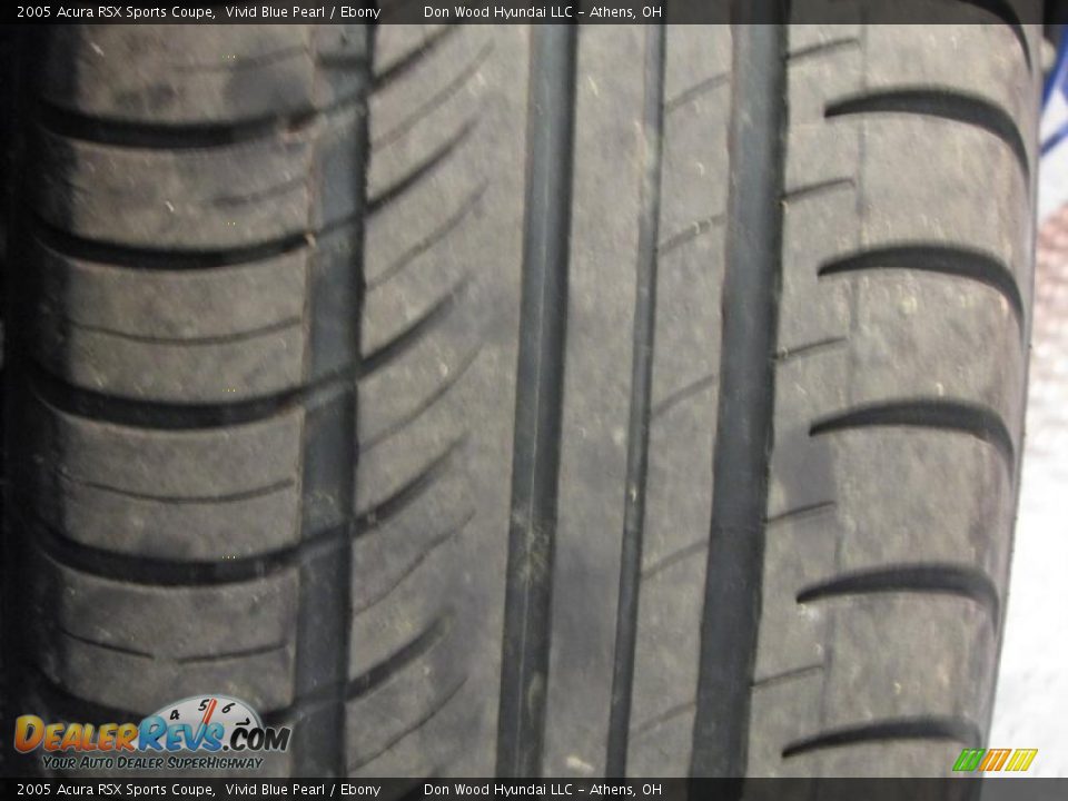 2005 Acura RSX Sports Coupe Vivid Blue Pearl / Ebony Photo #22