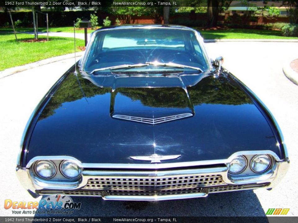 1962 Ford Thunderbird 2 Door Coupe Black / Black Photo #1