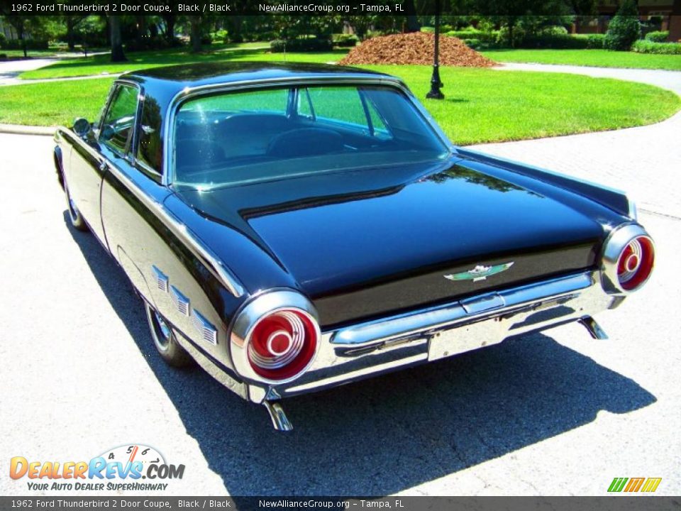 1962 Ford Thunderbird 2 Door Coupe Black / Black Photo #10