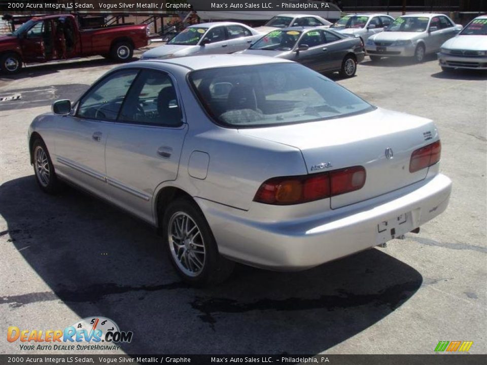2000 Acura Integra LS Sedan Vogue Silver Metallic / Graphite Photo #3
