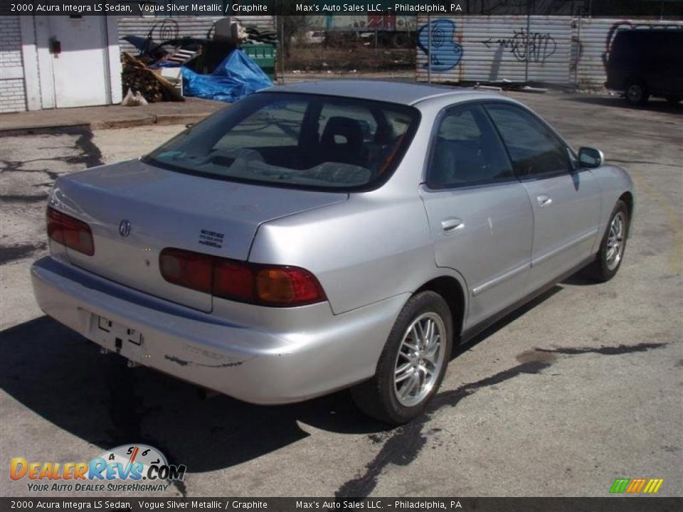 2000 Acura Integra LS Sedan Vogue Silver Metallic / Graphite Photo #4