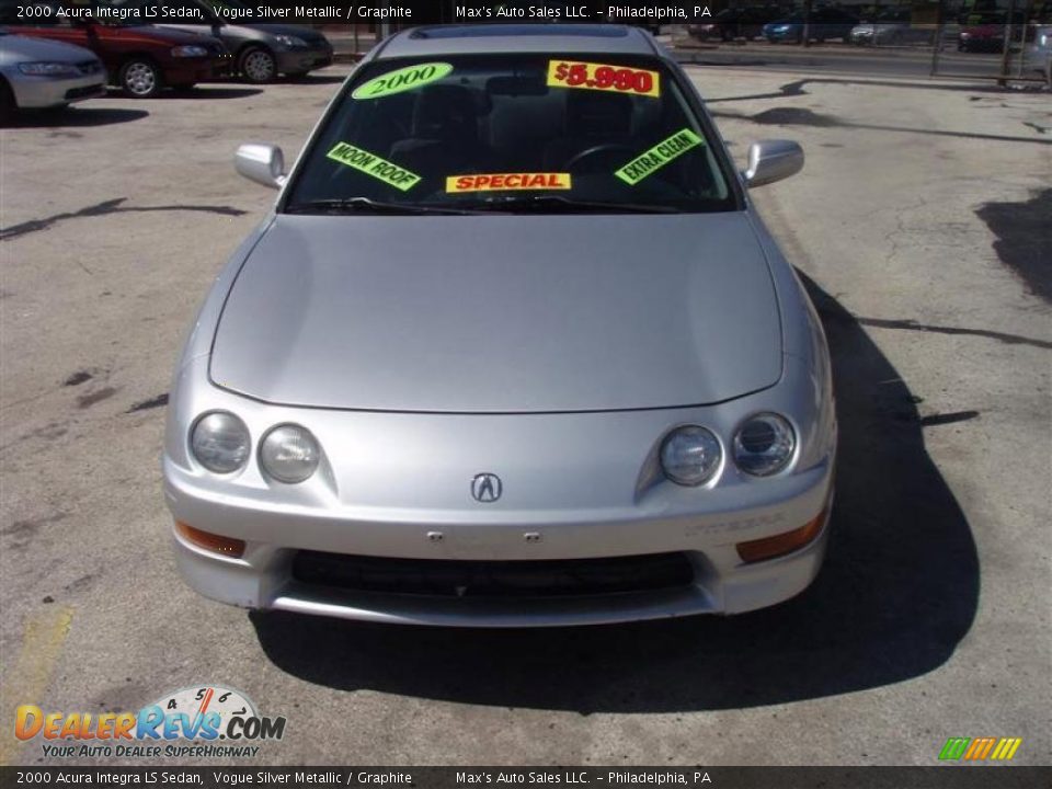 2000 Acura Integra LS Sedan Vogue Silver Metallic / Graphite Photo #10