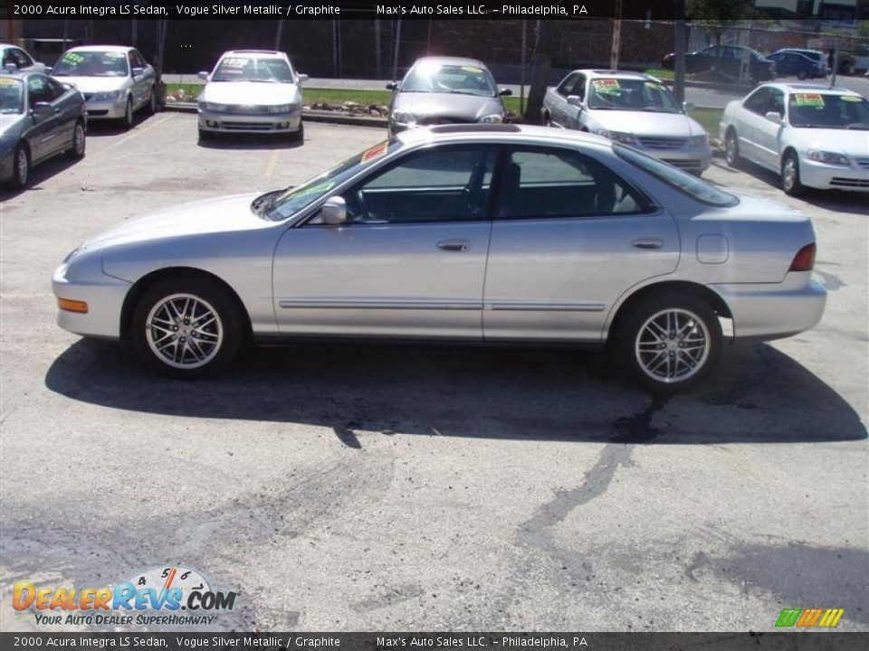 2000 Acura Integra LS Sedan Vogue Silver Metallic / Graphite Photo #11