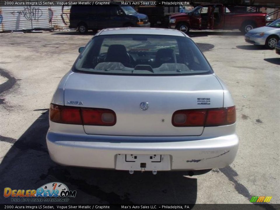 2000 Acura Integra LS Sedan Vogue Silver Metallic / Graphite Photo #12