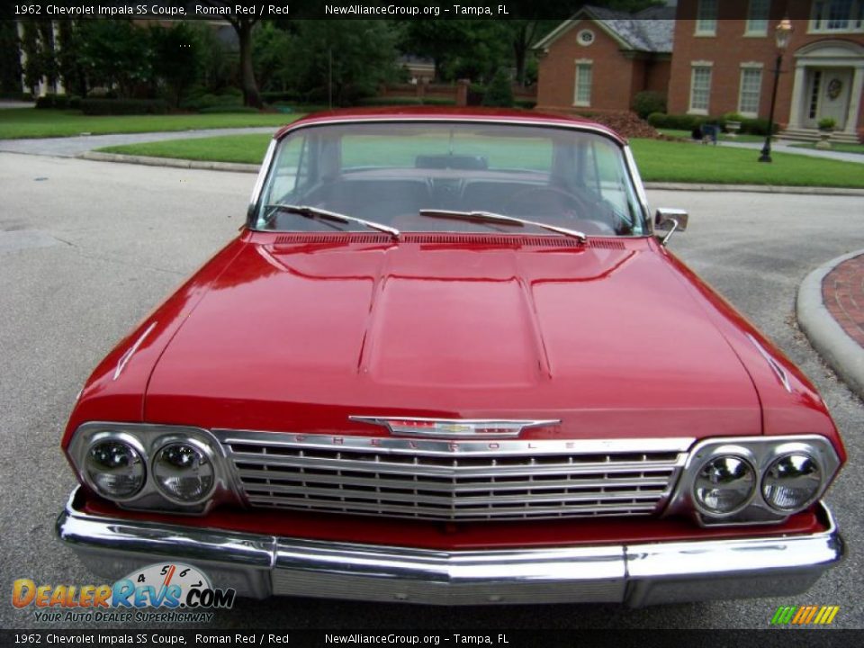 1962 Chevrolet Impala SS Coupe Roman Red / Red Photo #1