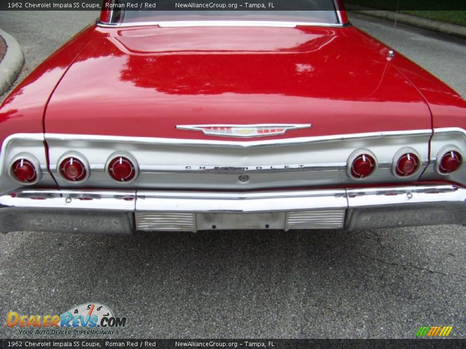 1962 Chevrolet Impala SS Coupe Roman Red / Red Photo #20