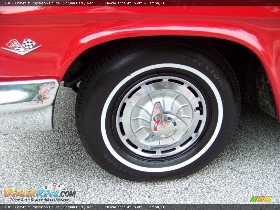 1962 Chevrolet Impala SS Coupe Roman Red / Red Photo #23