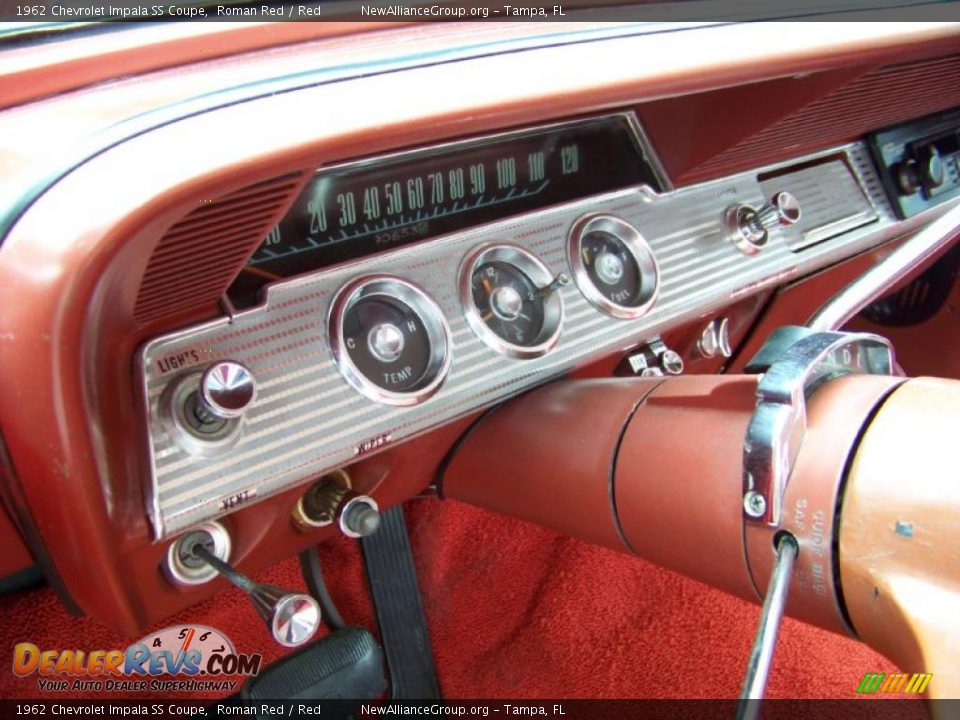 1962 Chevrolet Impala SS Coupe Roman Red / Red Photo #30