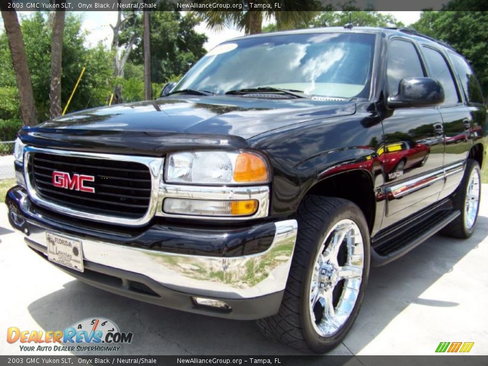 2003 GMC Yukon SLT Onyx Black / Neutral/Shale Photo #1