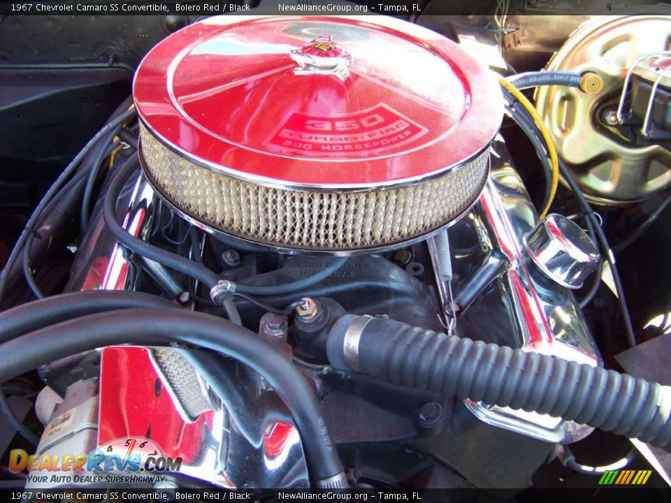 1967 Chevrolet Camaro SS Convertible Bolero Red / Black Photo #13