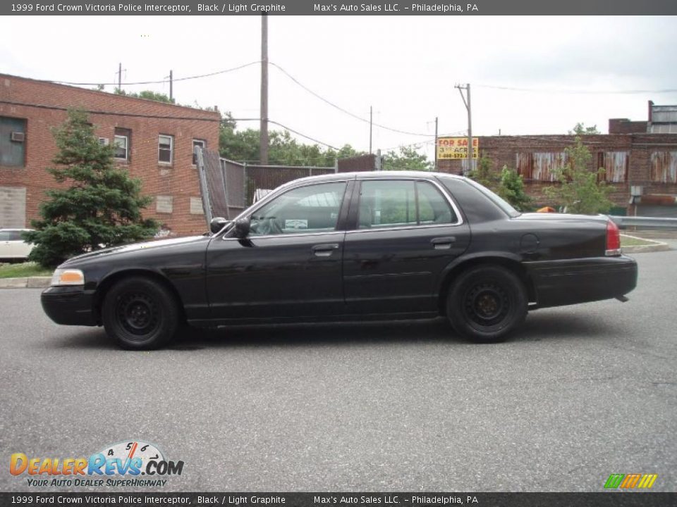 1999 Ford Crown Victoria Police Interceptor Black / Light Graphite Photo #5