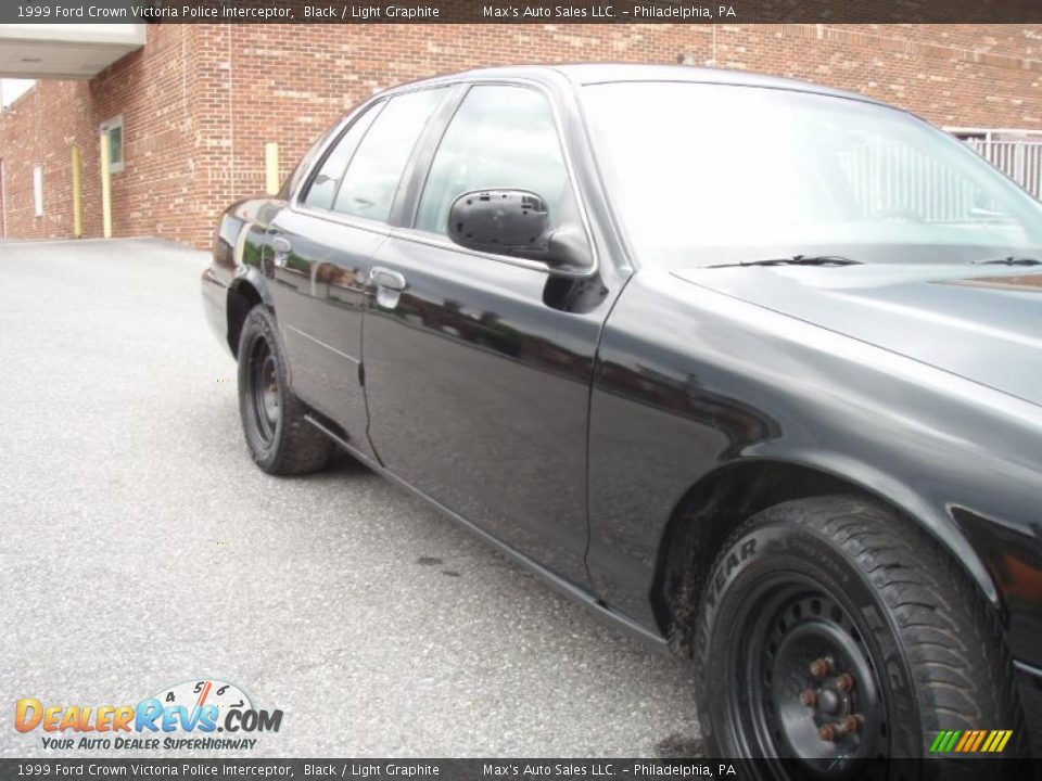1999 Ford Crown Victoria Police Interceptor Black / Light Graphite Photo #14