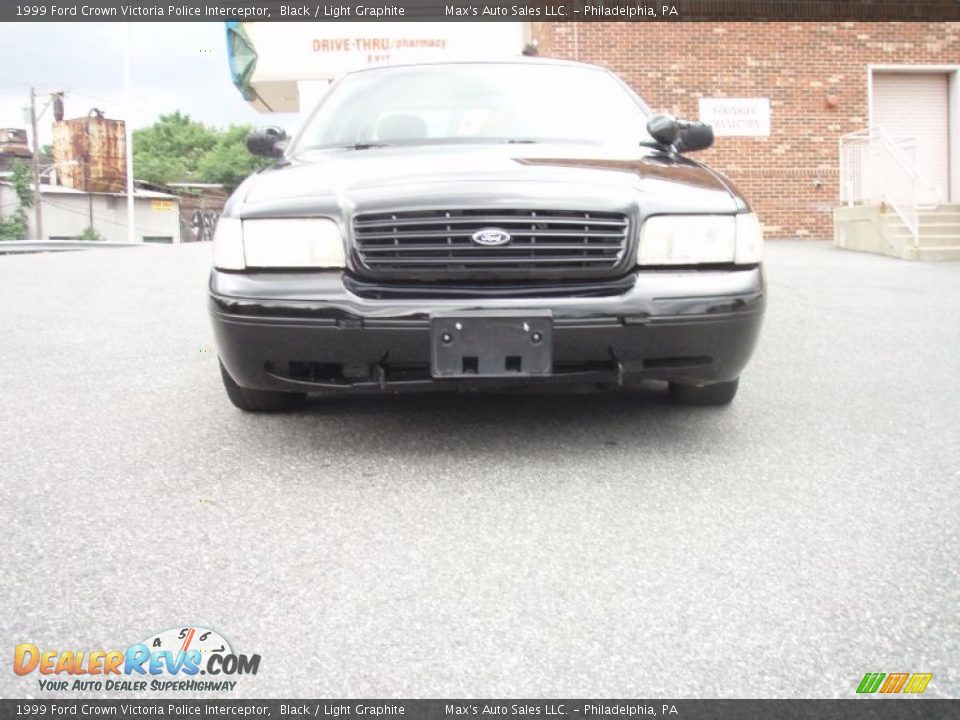 1999 Ford Crown Victoria Police Interceptor Black / Light Graphite Photo #15