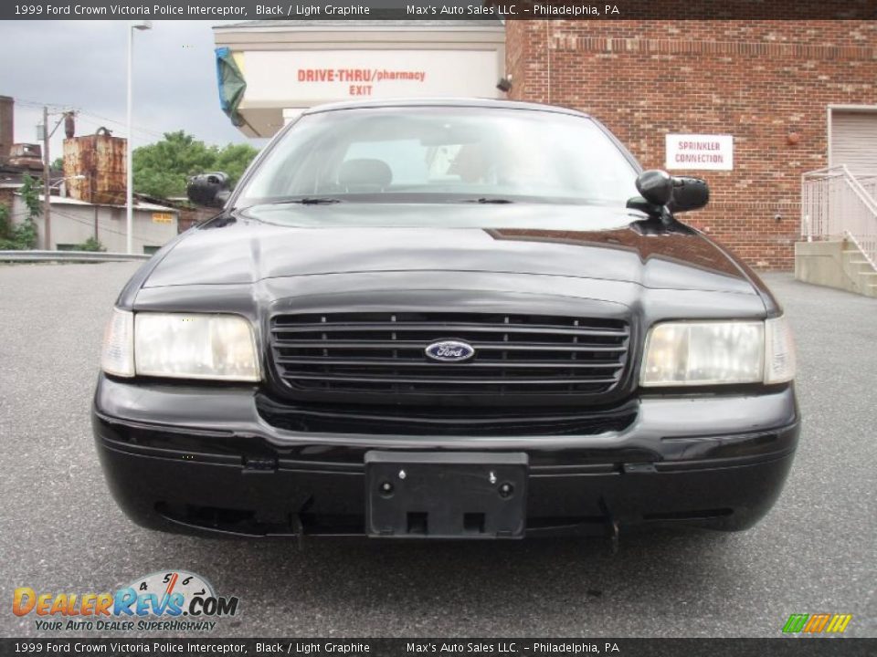1999 Ford Crown Victoria Police Interceptor Black / Light Graphite Photo #16