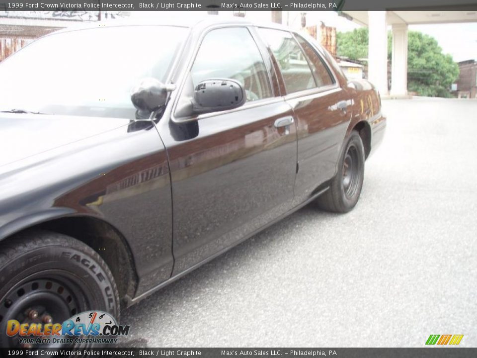 1999 Ford Crown Victoria Police Interceptor Black / Light Graphite Photo #18