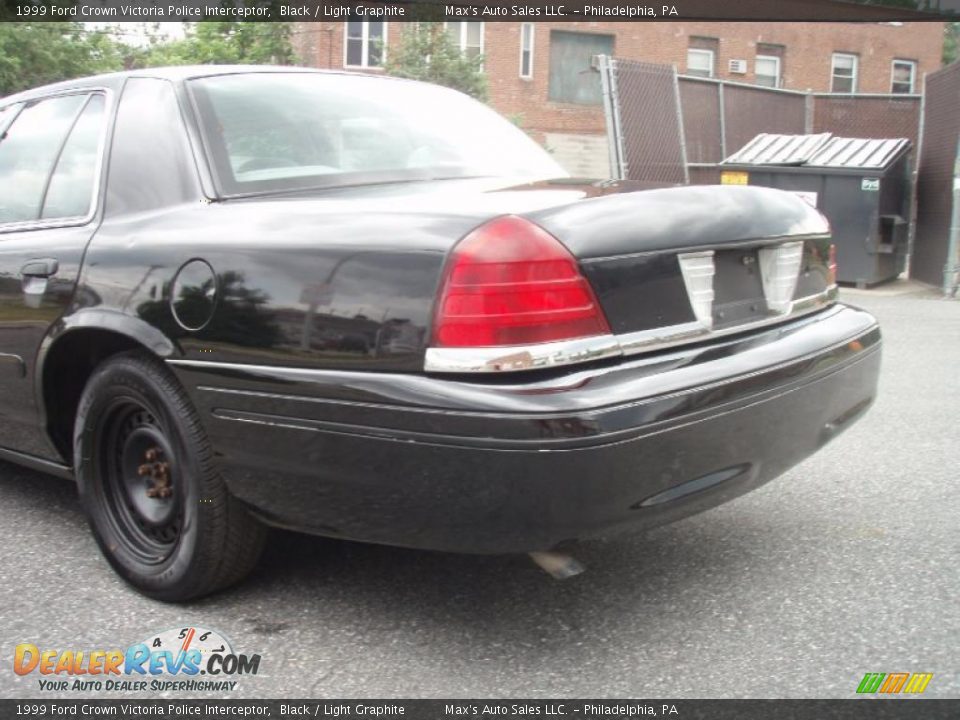 1999 Ford Crown Victoria Police Interceptor Black / Light Graphite Photo #19