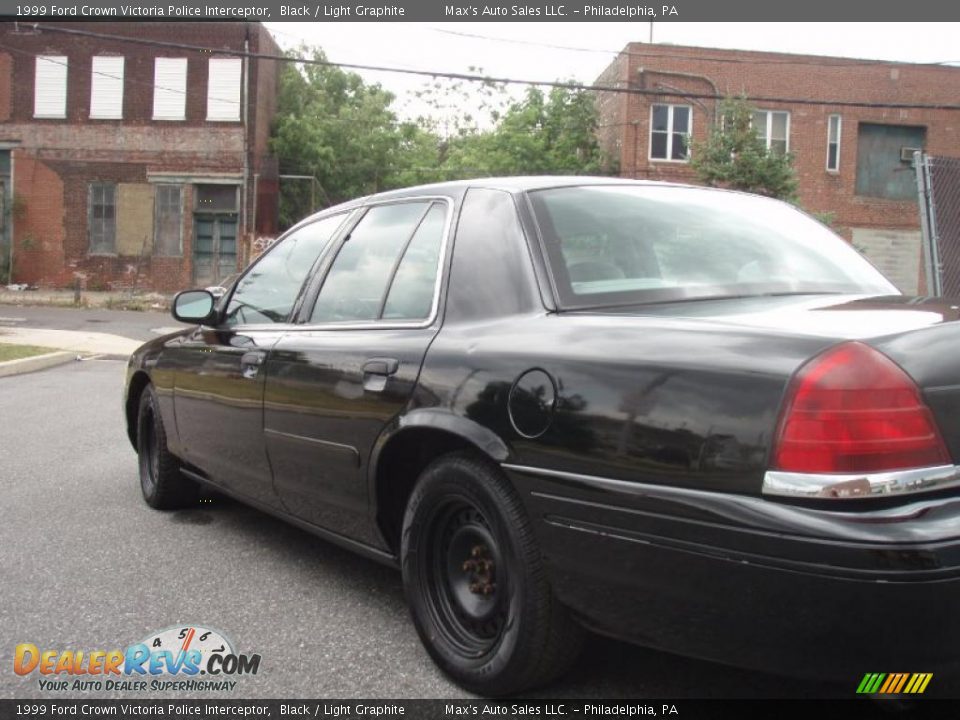1999 Ford Crown Victoria Police Interceptor Black / Light Graphite Photo #20