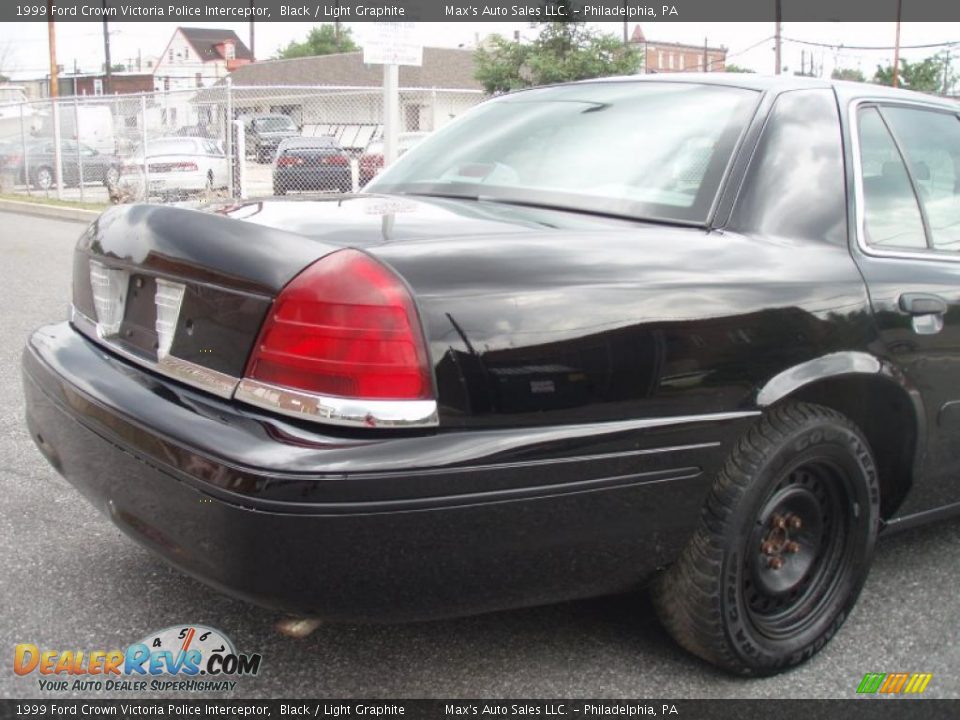 1999 Ford Crown Victoria Police Interceptor Black / Light Graphite Photo #21