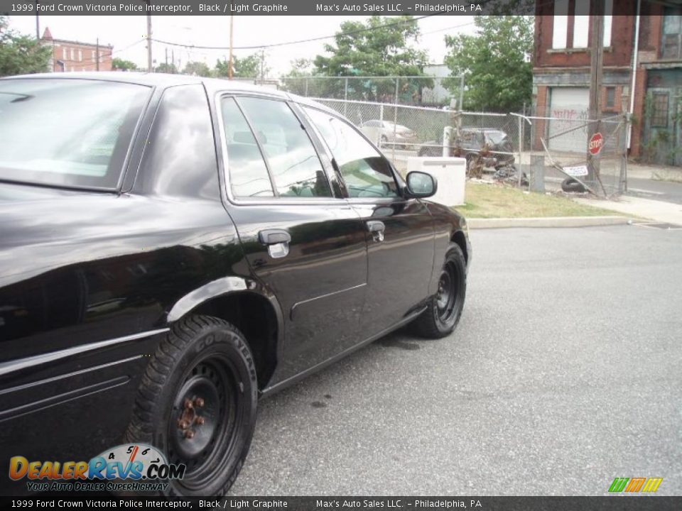 1999 Ford Crown Victoria Police Interceptor Black / Light Graphite Photo #22