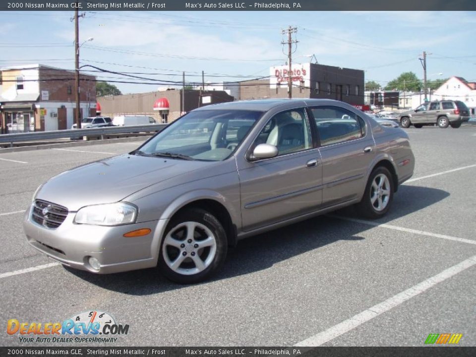 2000 Nissan Maxima GLE Sterling Mist Metallic / Frost Photo #1