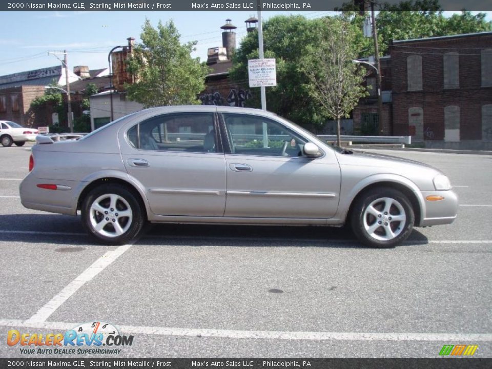 2000 Nissan Maxima GLE Sterling Mist Metallic / Frost Photo #3