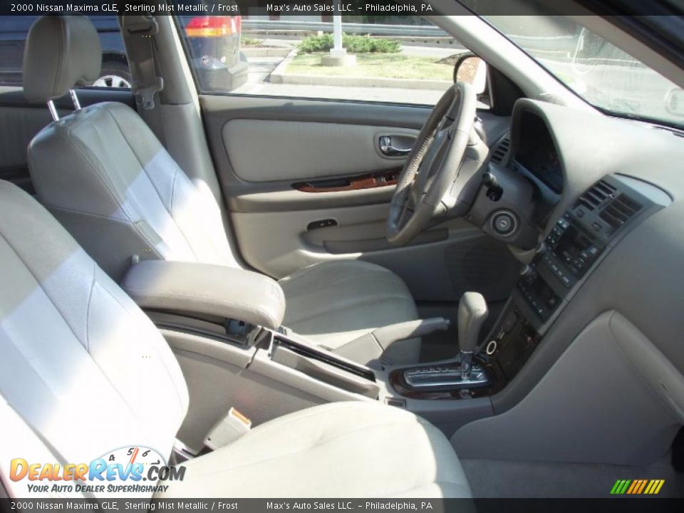 2000 Nissan Maxima GLE Sterling Mist Metallic / Frost Photo #6