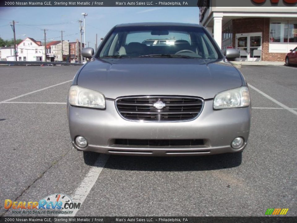 2000 Nissan Maxima GLE Sterling Mist Metallic / Frost Photo #13