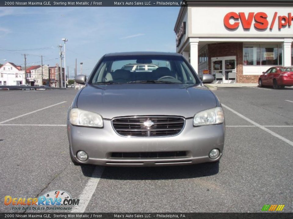 2000 Nissan Maxima GLE Sterling Mist Metallic / Frost Photo #14