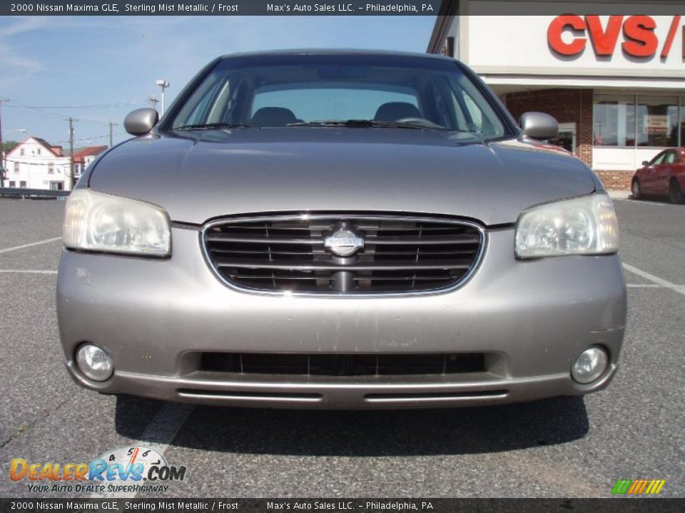 2000 Nissan Maxima GLE Sterling Mist Metallic / Frost Photo #15