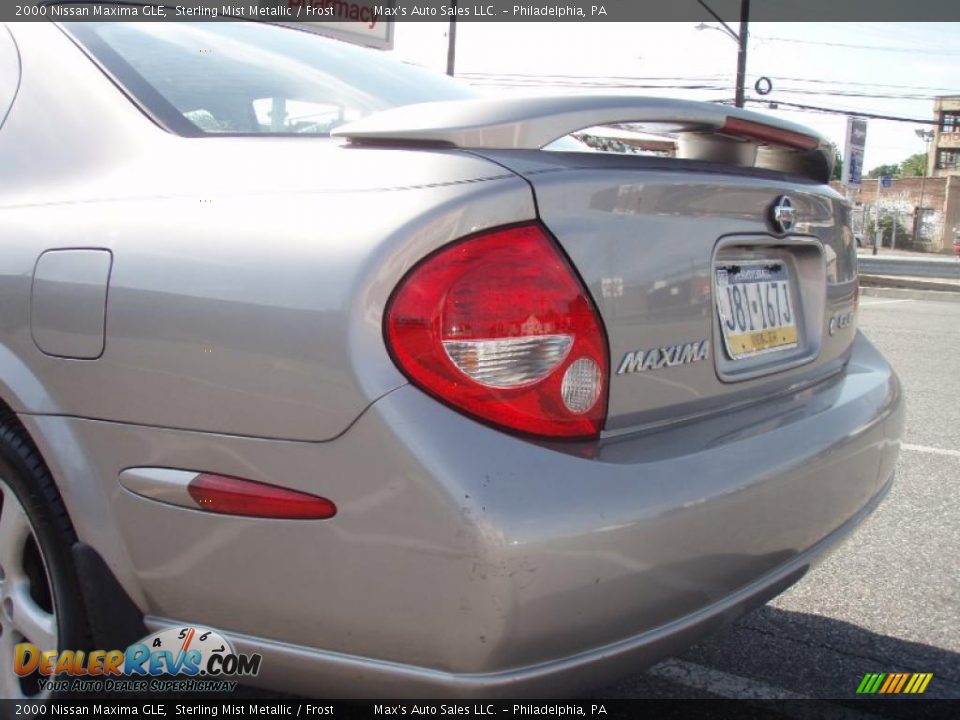 2000 Nissan Maxima GLE Sterling Mist Metallic / Frost Photo #18