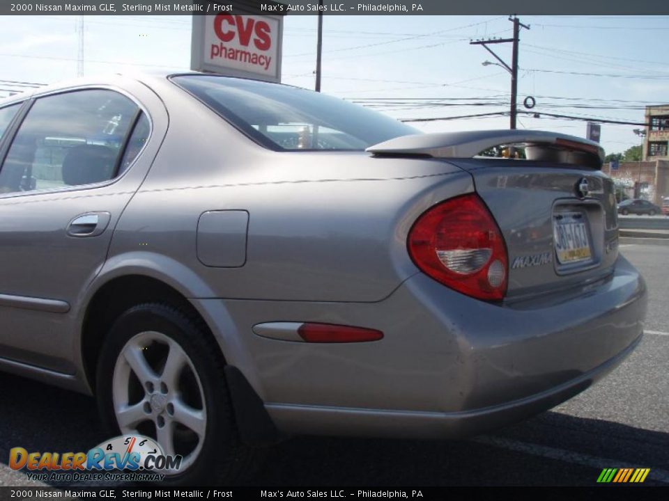 2000 Nissan Maxima GLE Sterling Mist Metallic / Frost Photo #19