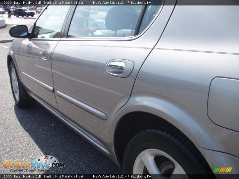 2000 Nissan Maxima GLE Sterling Mist Metallic / Frost Photo #21