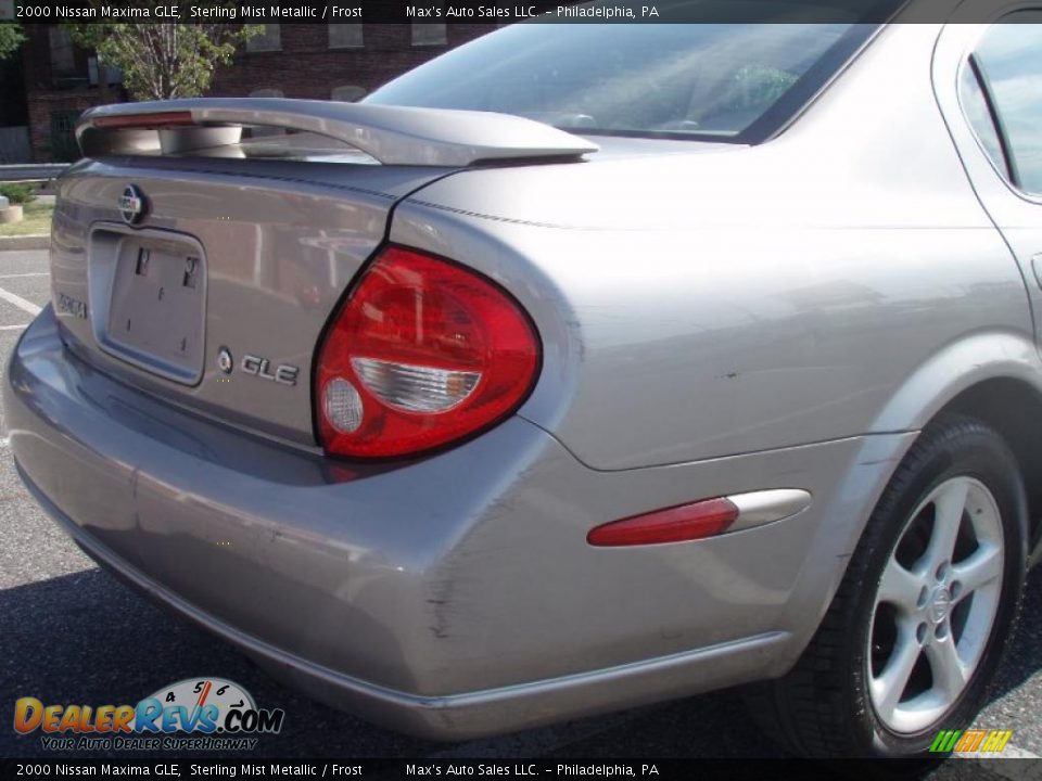 2000 Nissan Maxima GLE Sterling Mist Metallic / Frost Photo #23