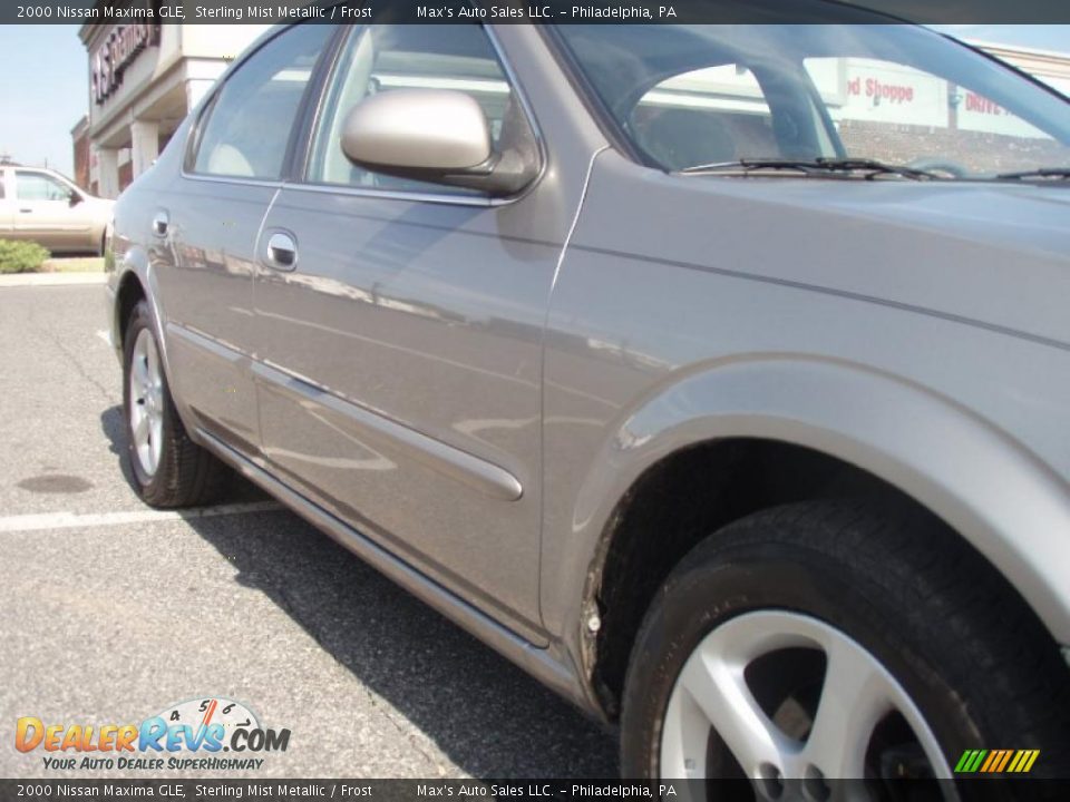 2000 Nissan Maxima GLE Sterling Mist Metallic / Frost Photo #28
