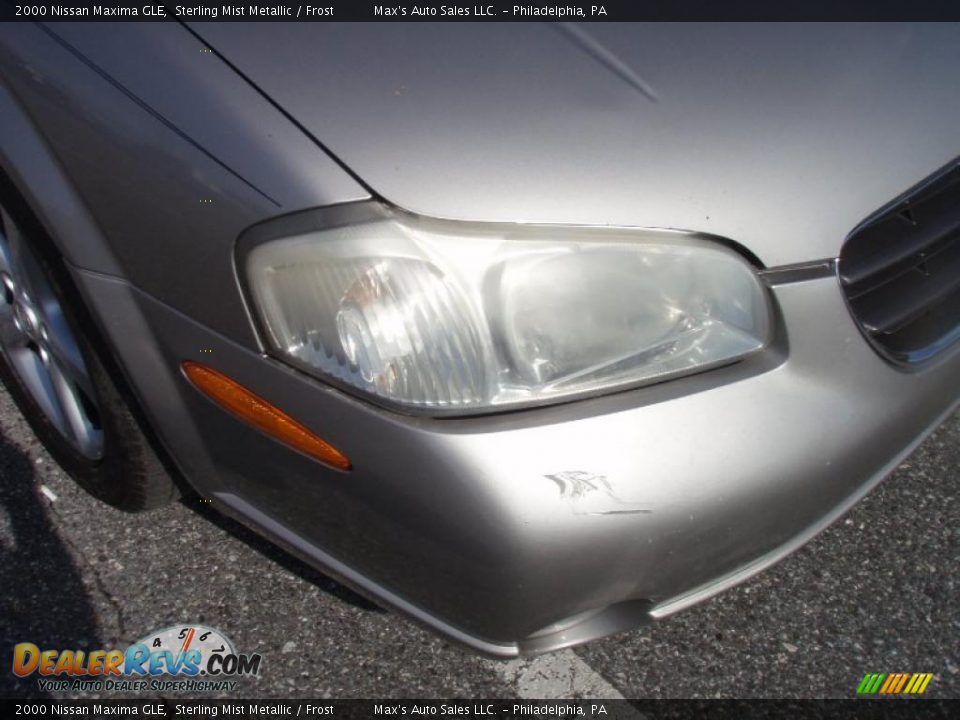 2000 Nissan Maxima GLE Sterling Mist Metallic / Frost Photo #29